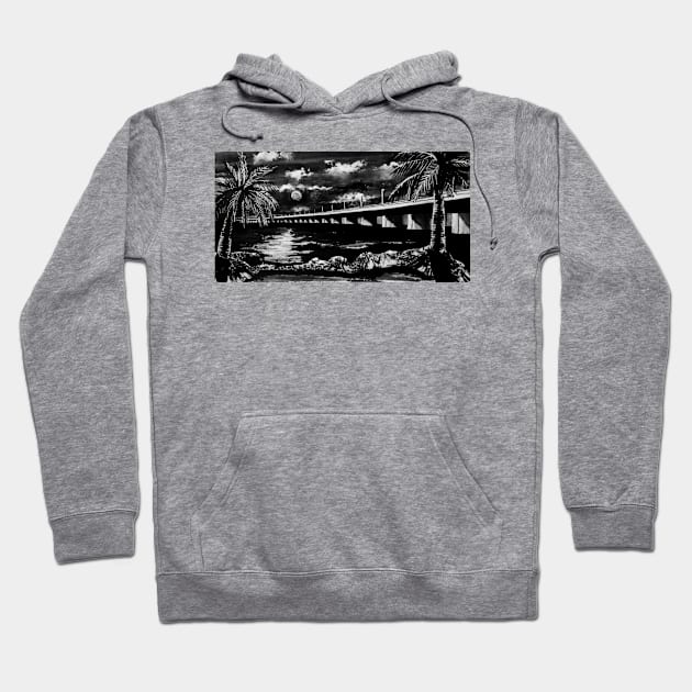 Bridge to the Keys Hoodie by SeanKalleyArt